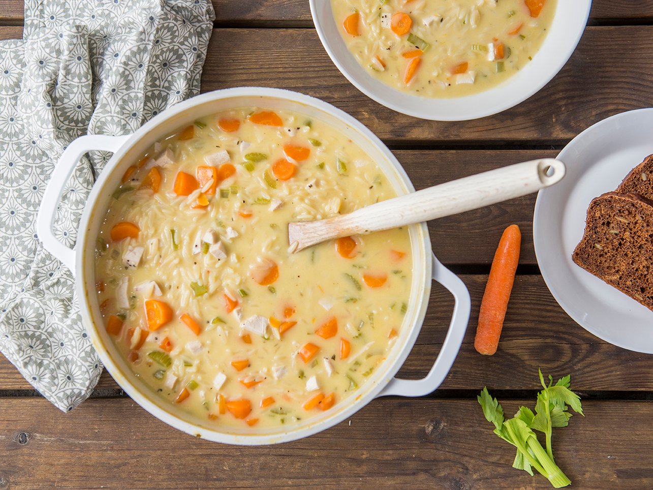 Classic Chicken Noodle Soup - A Cup Of Cream