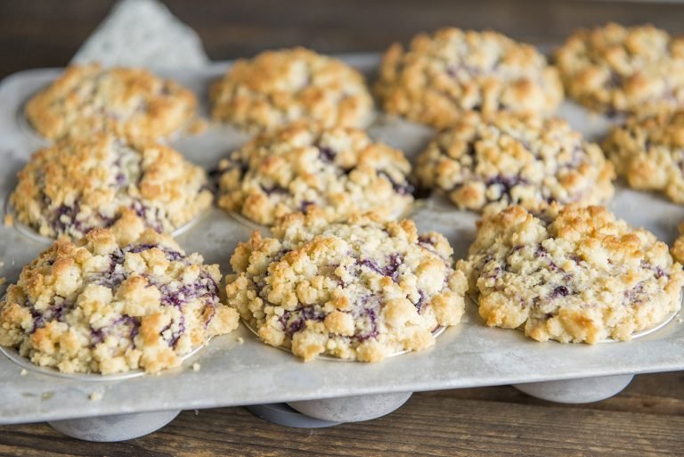 Bakery Quality Lemon Blueberry Muffins