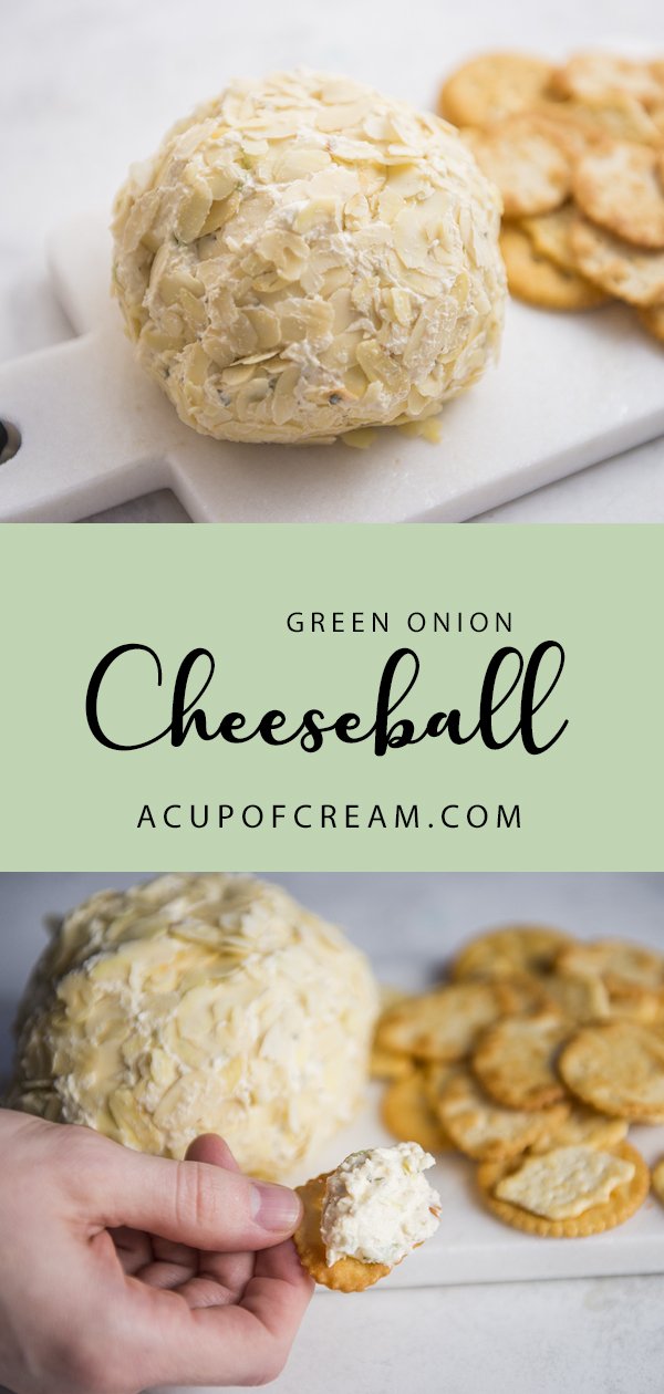 Green Onion Cheeseball - A Cup Of Cream