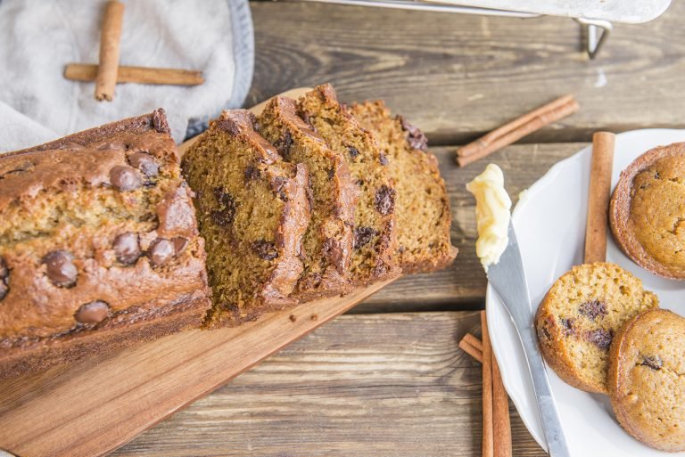 Pumpkin Chocolate Chip Bread (or Muffins)