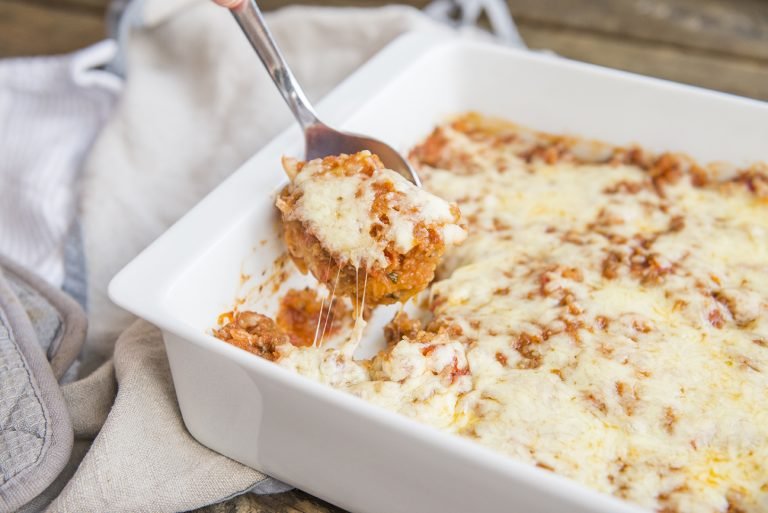Spaghetti Squash Casserole (low carb meal)