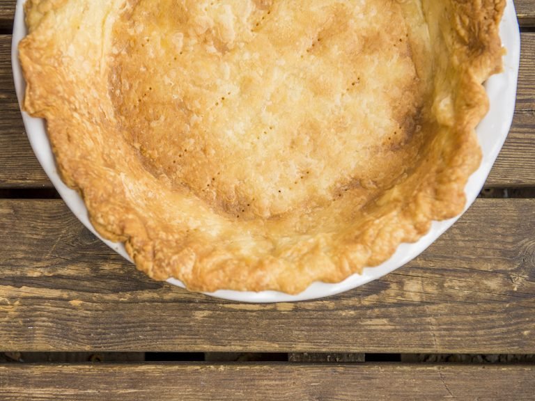 Flaky Layers Pie Crust (all butter, no fail!)