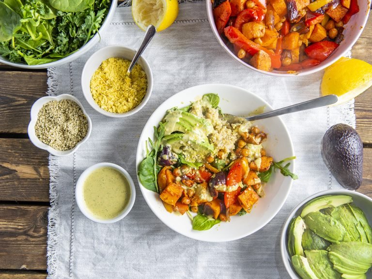 Vegan Veggie Grain Bowl