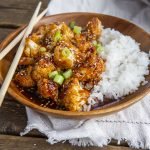 Sesame Cauliflower (Chinese take-out style vegetarian sesame chicken)