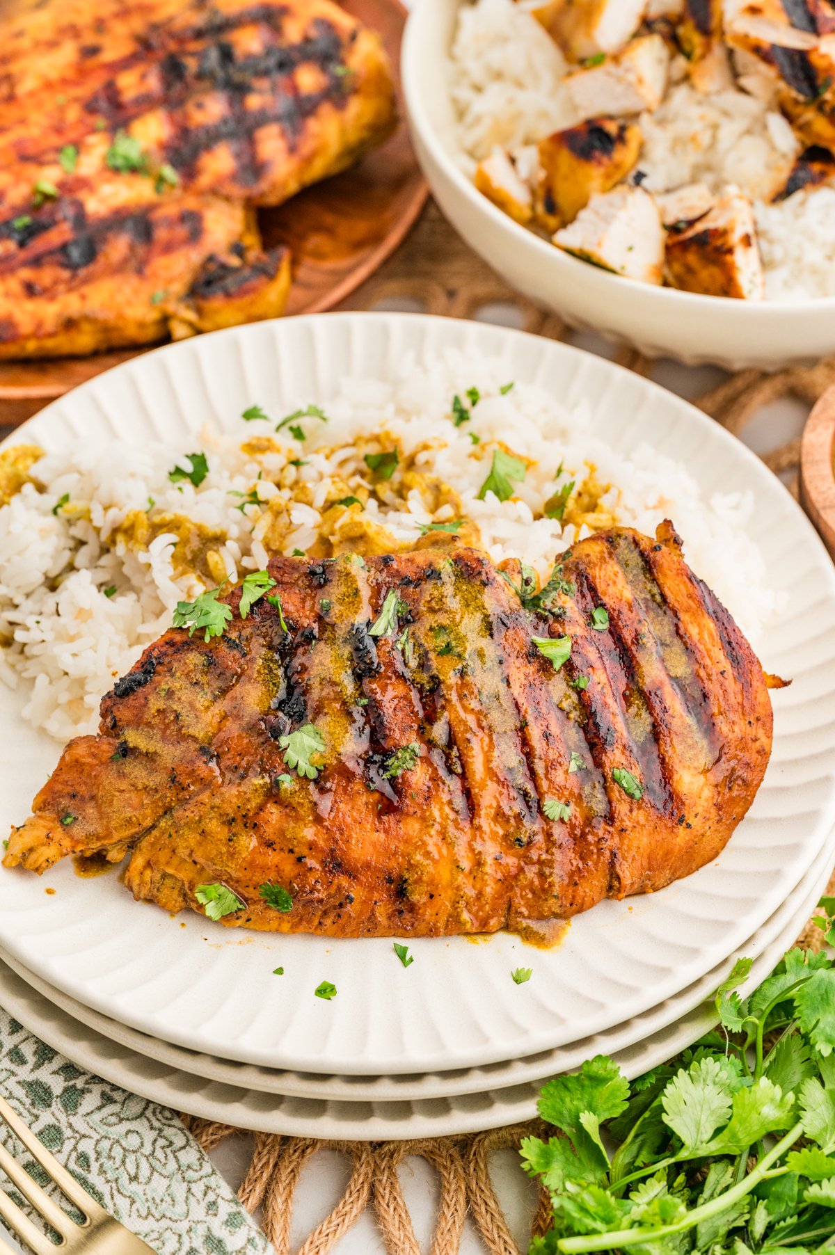 Honey Lime Honey Coconut Curry Chicken