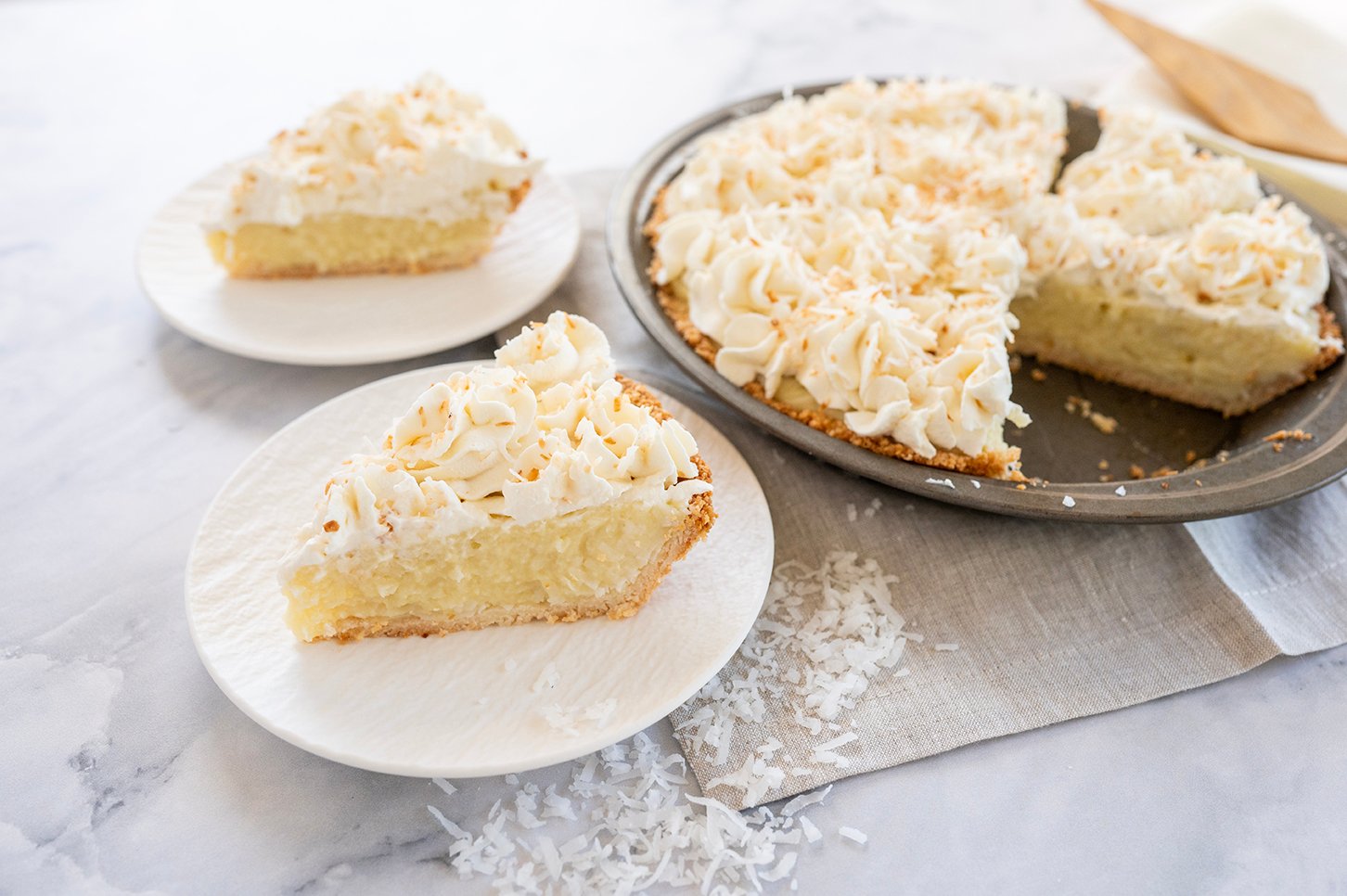 The Best Coconut Cream Pie (with Coconut Crust!)