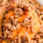 Sweet Potato Casserole close up