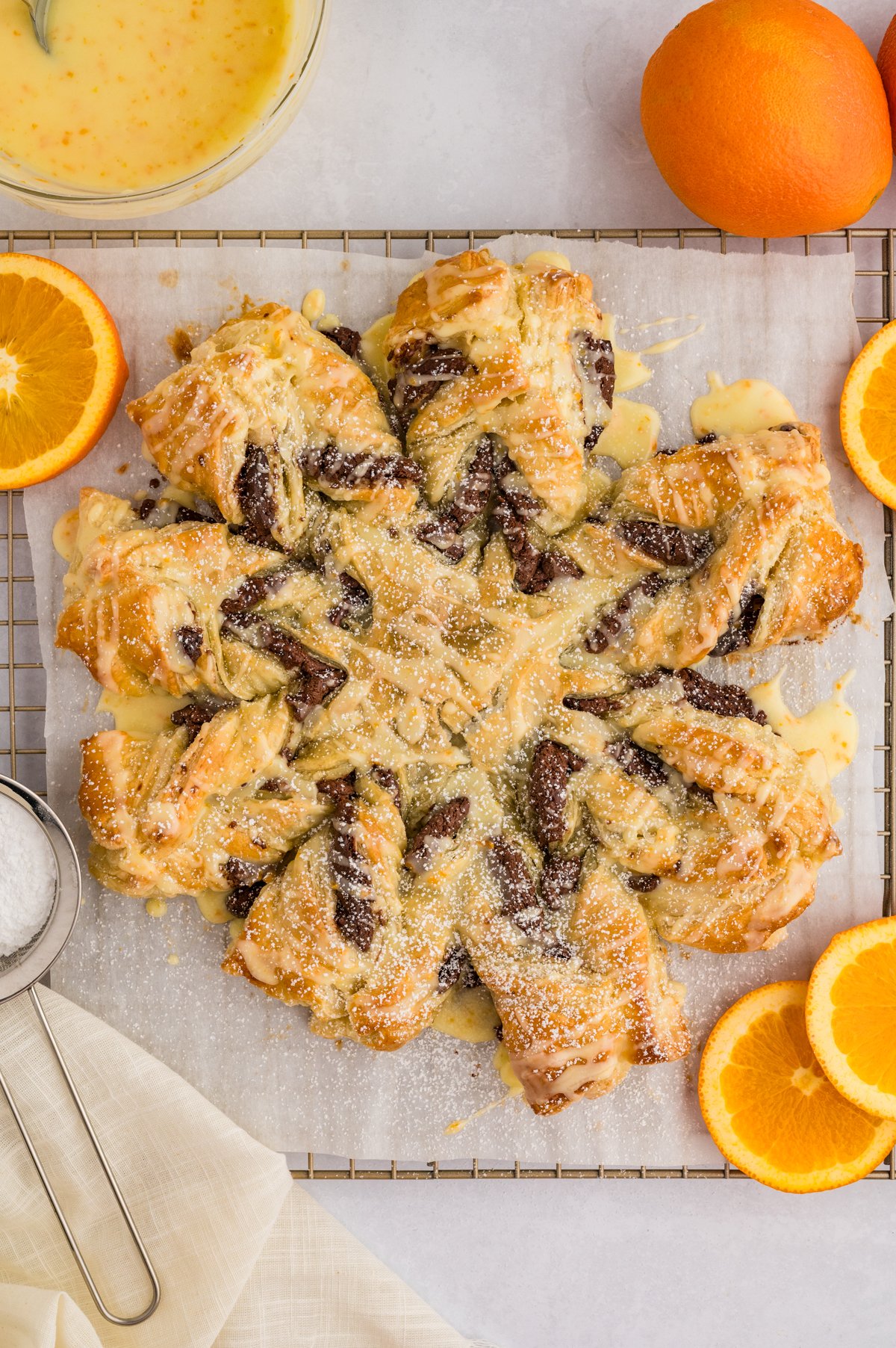 Chocolate Orange Puff Pastry