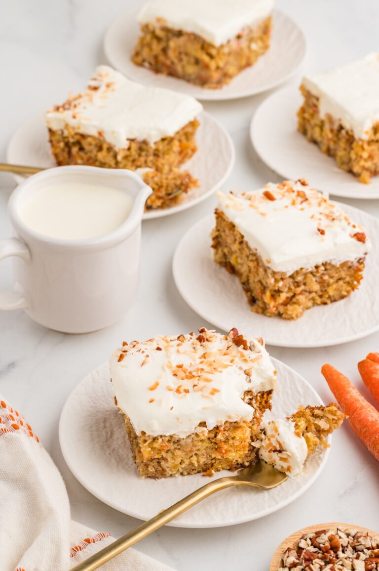 Carrot Cake Poke Cake
